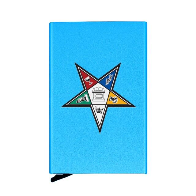 OES Wallet - Credit Card Holder Aluminum Box - Bricks Masons