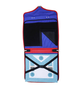 Past High Priest Chapter Apron Case - Red Leather MM, WM, Provincial - Bricks Masons