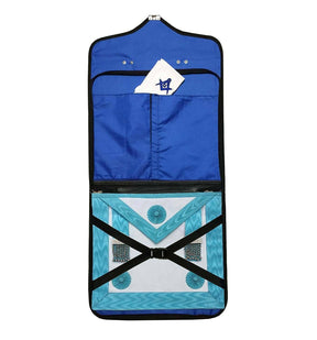 Past Master Blue Lodge Apron Case - Black Leather MM, WM, Provincial - Bricks Masons