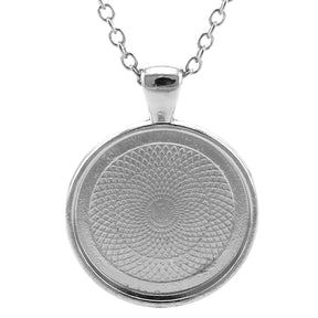 Past Master Blue Lodge Necklace - Glass Cabochon - Bricks Masons