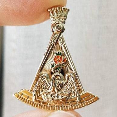 18th Degree Scottish Rite Lapel Pin - 31mm Tall