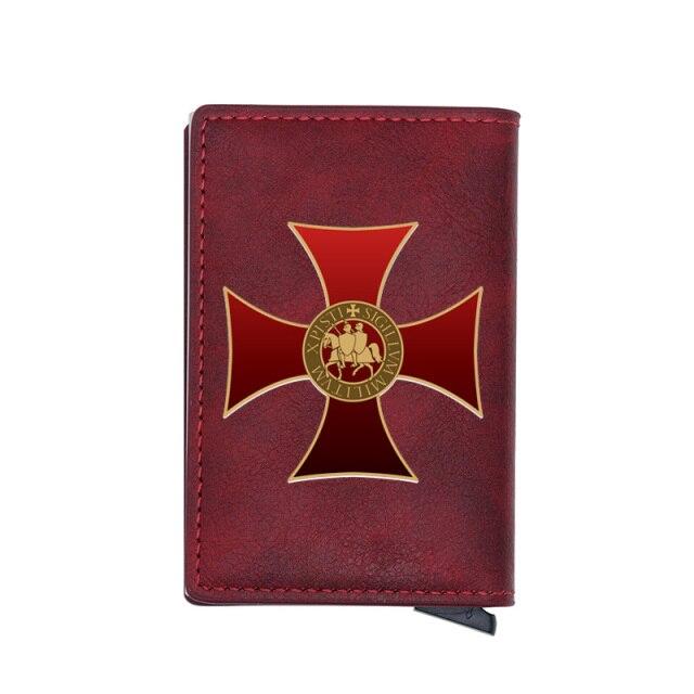 Knights Templar Commandery Wallet - Cross & Credit Card Holder (4 colors)