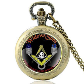 Widows Sons Pocket Watch - Silver, Black, Bronze