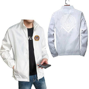 Master Mason Blue Lodge Jacket - Brothers Keeper Square & Compass G (Multiple Colors)