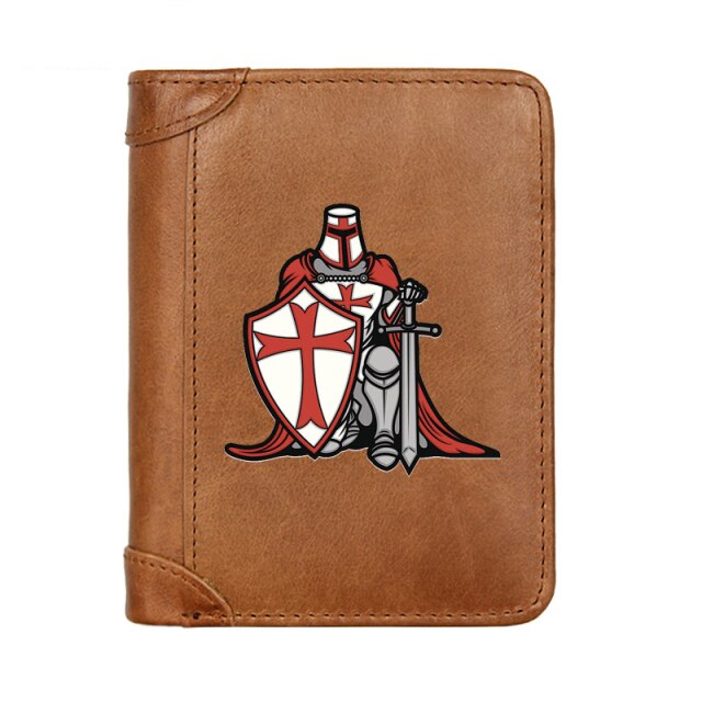 Knights Templar Commandery Wallet - (Black/Brown/Coffee)