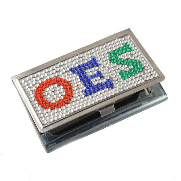 OES Money Clip - Crystal Card Case Holder Order of the Eastern Star