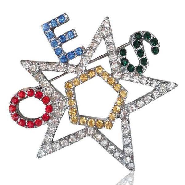 OES Brooch - Crystal