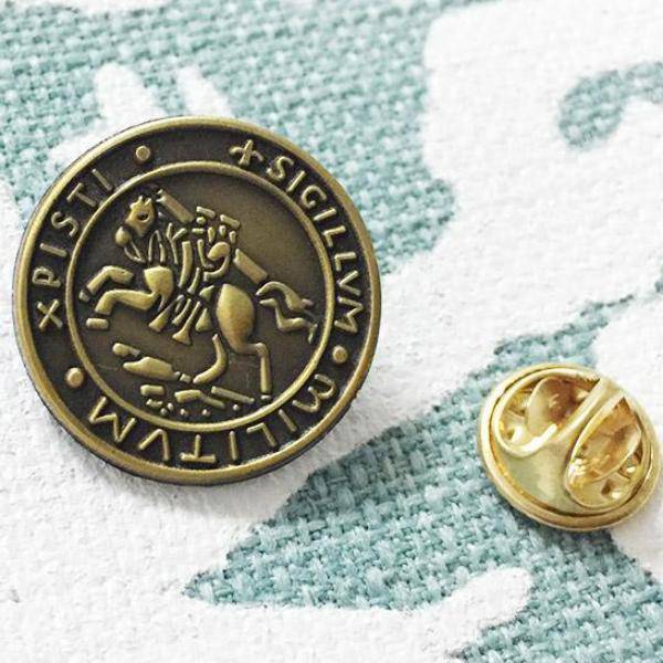 Knights Templar Commandery Lapel Pin - 2pcs SEAL