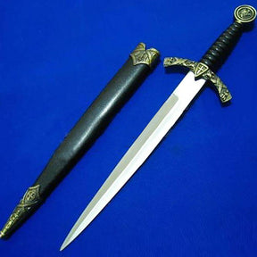 Knights Templar Commandery Dagger - Motif Cross Sword Knife 13.4"