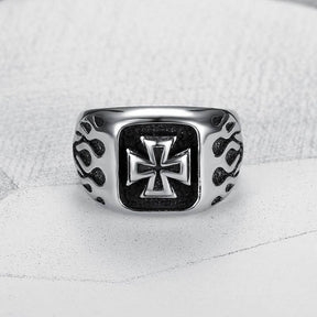 Knights Templar Commandery Ring - Square Signet