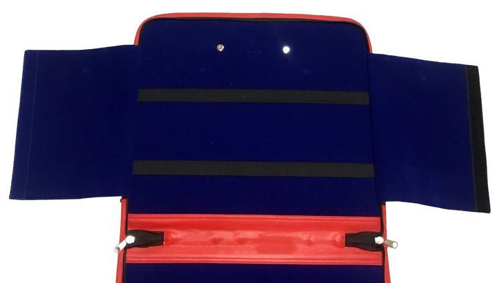 Past Master Blue Lodge Apron Case - Red Leather Different Sizes MM, WM, Provincial