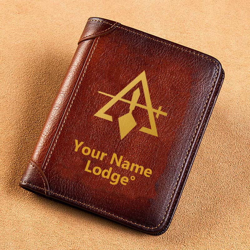 Council Wallet - Brown Leather - Bricks Masons