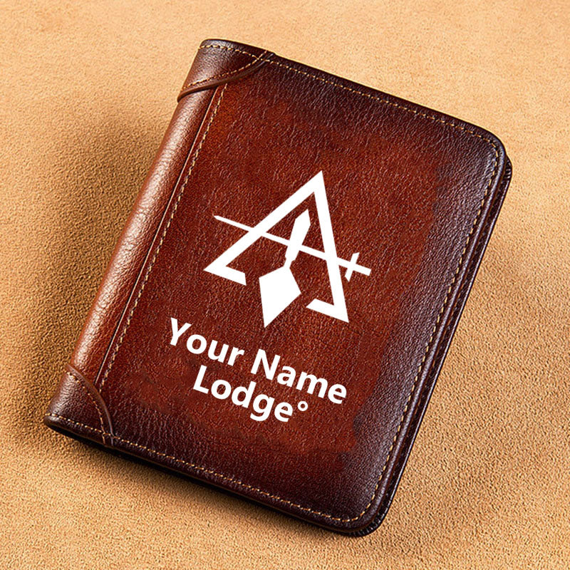 Council Wallet - Brown Leather - Bricks Masons