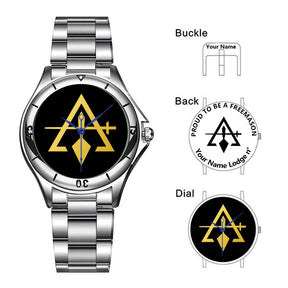 Council Wristwatch - Stainless Steel - Bricks Masons