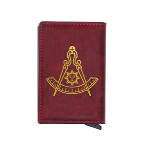 Past Master Blue Lodge California Regulation Wallet - Various Colors - Bricks Masons