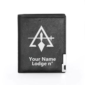 Council Wallet - Black & Brown - Bricks Masons