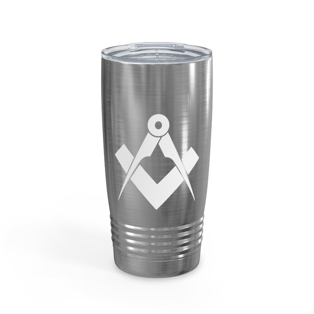 Master Mason Blue Lodge Ringneck Tumbler - Square & Compass - Bricks Masons