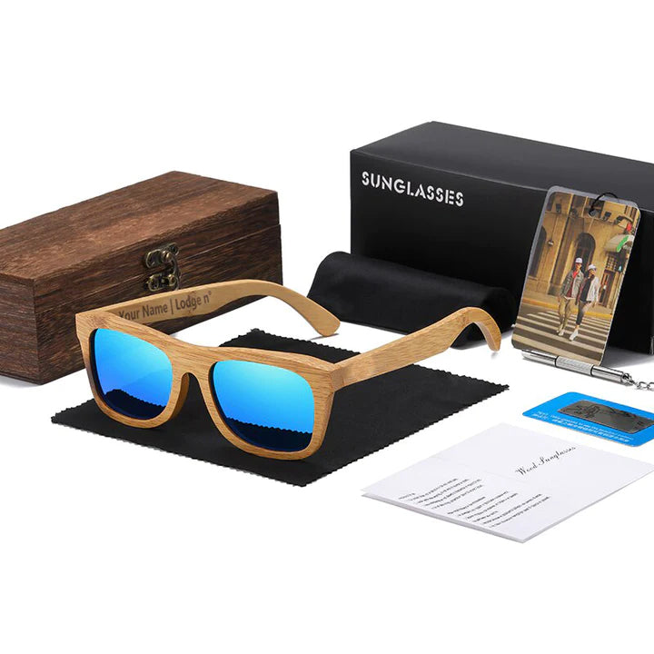 Grand Master Blue Lodge Sunglasses - Various Lenses Colors - Bricks Masons