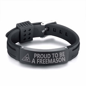 32nd Degree Scottish Rite Bracelet - Silicone - Bricks Masons