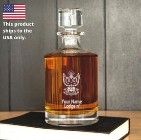 33rd Degree Scottish Rite Decanter - Wings Up 30 oz. - Bricks Masons