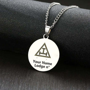 Royal Arch Chapter Necklace - Various Stainless Steel Colors - Bricks Masons