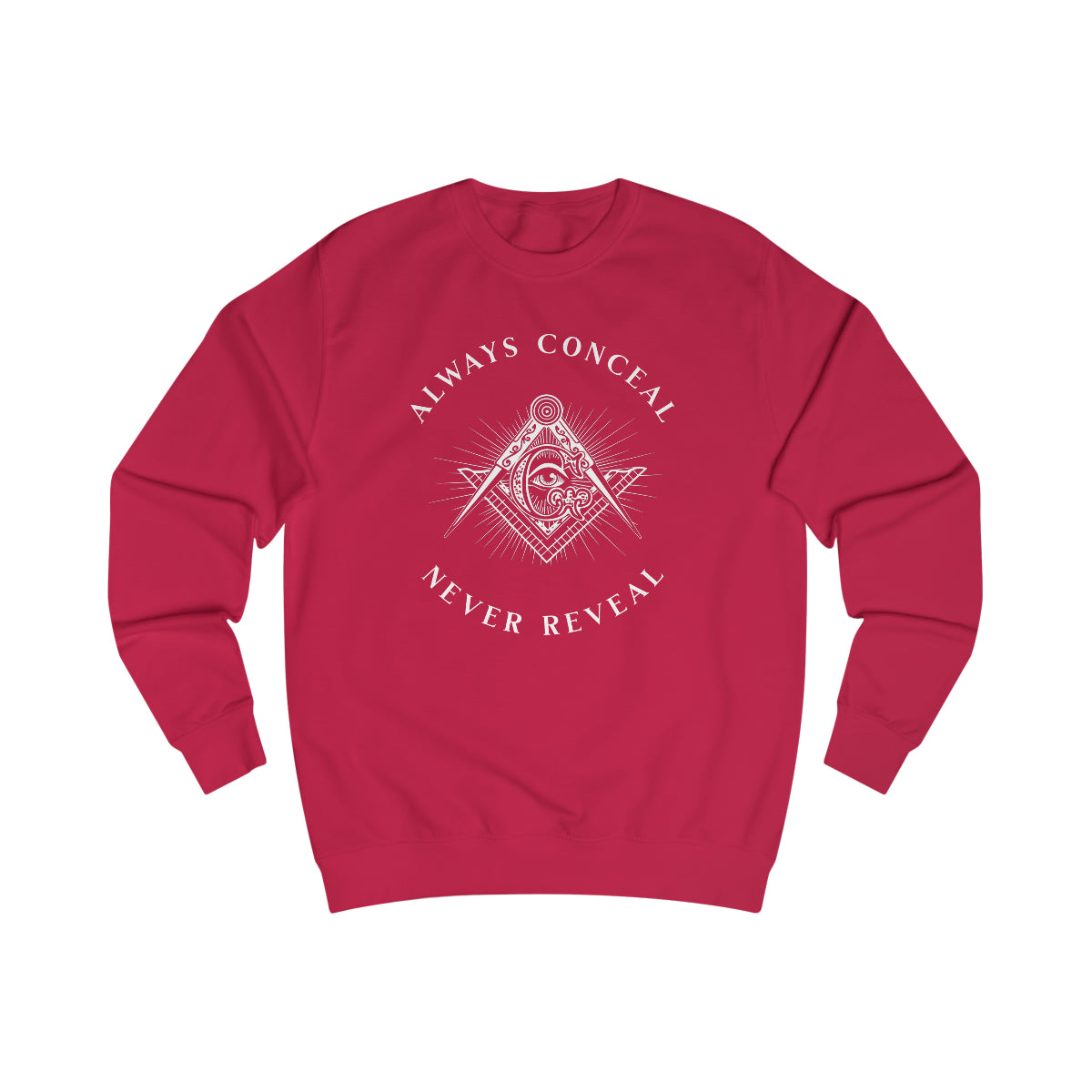 Master Mason Blue Lodge Sweatshirt - Always Conceal Never Reveal - Bricks Masons