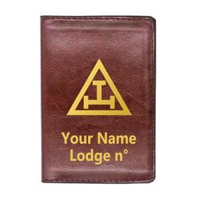 Royal Arch Chapter Wallet - Black & Brown - Bricks Masons