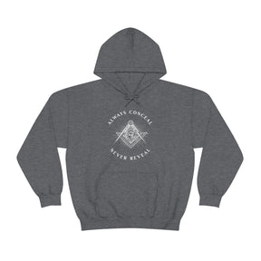 Master Mason Blue Lodge Hoodie - Always Conceal Never Reveal - Bricks Masons