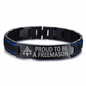 Council Bracelet - Stainless Steel - Bricks Masons