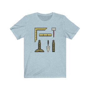 Masonic T-Shirt - Masonic Tools - Bricks Masons