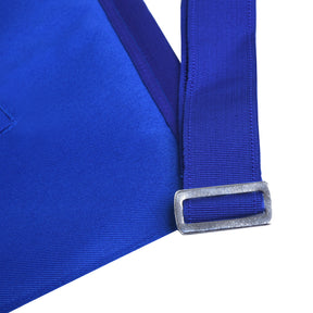 Junior Deacon Blue Lodge Officer Apron - Machine Embroidery - Bricks Masons