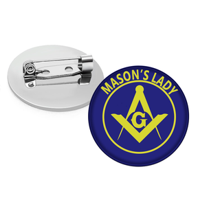 Master Mason Blue Lodge Brooch - Mason's Lady - Bricks Masons