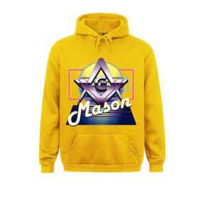 Master Mason Blue Lodge Hoodie - Square & Compass G (Multiple Colors) - Bricks Masons