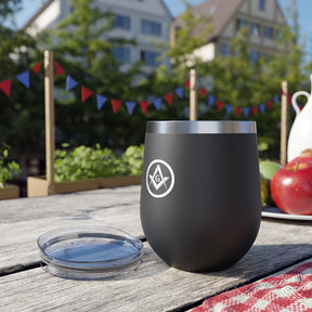 Master Mason Blue Lodge Vacuum Cup - Square & Compass G Various Colors - Bricks Masons