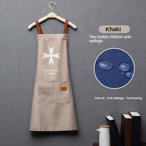 Order Of Malta Commandery Work Apron - Various Colors - Bricks Masons