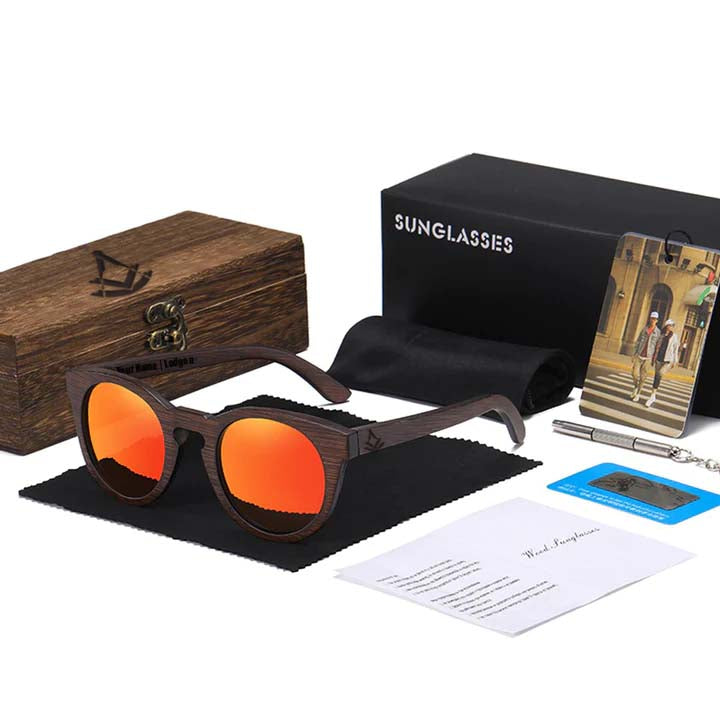 Past Master Blue Lodge Sunglasses - Various UV Lenses Colors - Bricks Masons