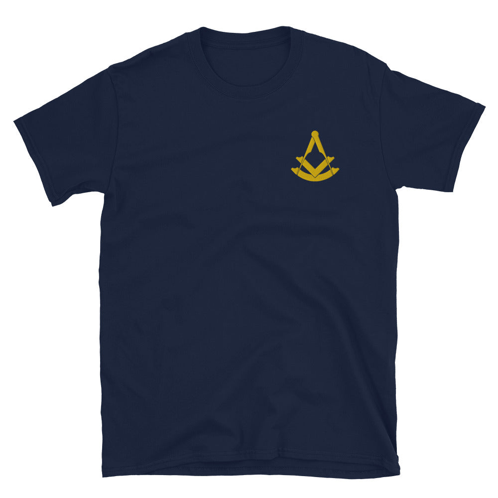 Past Master Blue Lodge T-Shirt - Various Colors - Bricks Masons