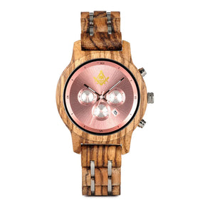 Widows Sons Wristwatch - Various Wood Colors - Bricks Masons