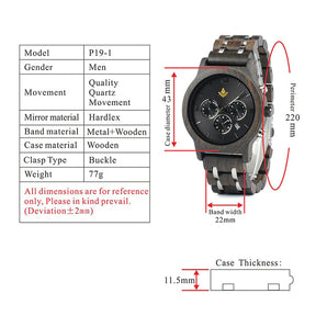 Widows Sons Wristwatch - Various Wood Colors - Bricks Masons